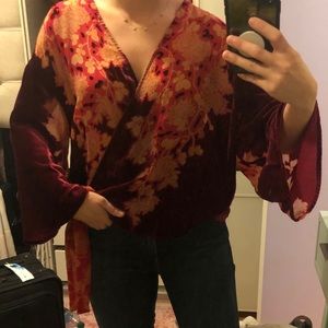 Zara criss cross top